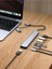 FH27 Usb-C + A 8-In-2 Çoklayıcı | 5gbps Hız | Sd Kart Okuyucu | 3.5mm Jack | Alüminyum Gövd 3