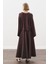 Kemer Detaylı Kloş Etek Acı Kahve 4