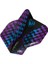 Prism Zeta Siyah, Mor ve Mavi Ekstra Kalın Dart Kanadı - Pakette 1 Set (Toplam 3 Kanat) 1