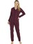 Kadın Mürdüm Pijama Takımı 9209-K 1