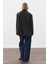 Oversıze Kesim Blazer Ceket Siyah 6