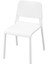 Plastik sandalye, beyaz 1
