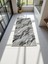 Home Marble Banyo Mutfak Özel Kesim Salon Halı Gri 75X110CM Yıkanabilir Kaymaz Taban 1 Adet 1