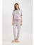 Fall In Love Aristocats Kısa Kollu Pijama Takımı B6186AX24SP 1