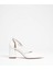 Modaserdem Doren Beyaz Cilt Kadın Topuklu Ayakkabı 1