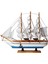Dekoratif Ahşap El Yapımı Yelkenli Gemi Maketi Masaüstü Biblo Ev Ofis Hediyesi 40 Cm. Model F 2