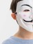 Beyaz Renk Pembe Yanaklı Ithal V For Vendetta Maskesi - Lisinya 2