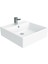 NX256 Set Üstü 50 x 50 Düz Kare Lavabo 1