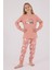 Kız Çocuk Pembe Pijama Takımı 3
