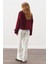 Süet Trenç Ceket Bordo 8