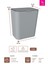 Flip Çöp Kovası 6 Litre Gri 2
