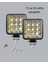 16 LED Off-Road Çalışma Lambası – Alüminyum Gövde, Suya ve Darbeye Dayanıklı, 12/24V 4