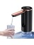Su Miktarı Seçimi ile Otomatik Su Sebili, USB Şarjlı Evrensel Galon Şişeler Için Elektrikli Katlanabilir Su Pompası Siyah 1