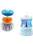 Mikrofiber Duster Toz Alıcı + Deterjan Hazneli Bulaşık Fırçası - 2li Set G5H6I 5