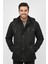 Erkek Spor Kanvas Kapüşonlu Parka 85121 BGL-ST04884 1