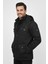 Erkek Spor Kanvas Kapüşonlu Parka 85121 BGL-ST04884 2