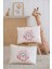 %100 Pamuk Isme Özel 2li Ekru Bebek Yastık Kılıfı 35X45 Cm-Gökkuşağı 1