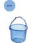 Bebek Banyo Seti Ördek Modelli Şeffaf Küvet Kova Maşrapa Seti Mavi Renk 3