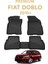 Fiat Doblo 2010+ Uyumlu 3D Oto Paspas Premium 3