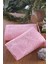 Tekstil Soft | 2&apos;li 50X90 cm El&yüz Havlu Seti Pembe 1