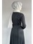 Bel Bağcıklı Tesettür Dalgıç Elbise P-00018950 4