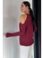 Omuz Dekolteli Kadın Triko Bluz P-00014620 4