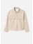 Kız Çocuk Deri Gömlek Bej 7194 1