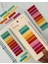 Gemi Dükkan 10 Renkli Cetvelli Memory Şeffaf Pet Indeks/ındex Sticker/sticky Note/post-It 1