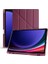 Galaxy Tab S6 Lite 2024 P620 10.4 Inç Ile Uyumlu Katlanabilir Kalemlikli Standlı Akıllı Kılıf Mürdüm 5