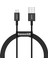 2.4A 100 cm Şarj Kablosu Siyah 1
