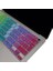 MacBook Air 13 Inç Klavye Koruyucu A2179 A2337 M1 Uyumlu Türkçe Q Silikon Ince Kaplama Dazzle Desen Toz Geçirmez Yıkanabilir Pembe Yeşil 4