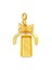 Altın Kaplama Kurdeleli Külçe Altın Kolye Ucu TGR-726 2