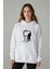 Unisex Oversize % 100 Pamuk Içi Polarlı Yumuşak Dokulu " Atatürk "baskılı Kapüşonlu Sweatshirt 2