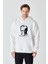 Unisex Oversize % 100 Pamuk Içi Polarlı Yumuşak Dokulu " Atatürk "baskılı Kapüşonlu Sweatshirt 3