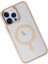 iPhone 14 Pro Kılıf Room Magneticsafe Silikon - Pudra (K95) 3