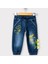 Erkek Çocuk Pantolon Denim Dino Mavi 1