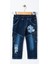 Çocuk Pantolon Erkek Çocuk Yan Cepli Denim Mavi 2