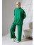 Kadın Benetton Yeşili Mevsimlik Penye Alt Üst Spor ve Rahat Ikili Tunik Pantolon Şık Tesettür Takım 5
