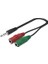 4745 3.5mm Kulaklık Mikrofon Ayırıcı Çoklayıcı Switch Splitter 1