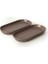 Mat Açık Taupe Noyan Kayık Tabak 2 Adet 26 cm 958 3