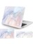 MacBook Pro 13 Inç Laptop Kılıfı 2020 Release M1 A2338/A225/A2289 Touch Id ile Uyumlu Kılıf, Mermer Beyaz Desen Tasarımlı Koruyucu Plastik Sert Kabuk Kılıf ve Klavye Kapağı 1