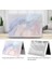 MacBook Pro 13 Inç Laptop Kılıfı 2020 Release M1 A2338/A225/A2289 Touch Id ile Uyumlu Kılıf, Mermer Beyaz Desen Tasarımlı Koruyucu Plastik Sert Kabuk Kılıf ve Klavye Kapağı 2