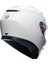 K3 Motosiklet Kaskı Kapalı Kask Mono White M 4