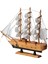 Dekoratif Ahşap El Yapımı Yelkenli Gemi Maketi Masaüstü Biblo Ev Ofis Hediyesi 40 Cm. Model D 4