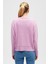 Risu, Düz Örgü Kadın Mevsimlik Triko Bisiklet Yaka Kazak - Açık Pembe 7