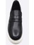 Hakiki Deri Siyah Erkek Günlük Ayakkabı 9808 100 6