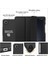 Galaxy Tab A9 8.7inç X110 X113 X115 X117 ile Uyumlu Kılıf New Pu Deri Smart Standlı Case Uyku Modlu Siyah 2
