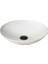 Bagno Lavabo - Seramik Tezgah Üstü Lavabo - Beyaz Yuvarlak 40 cm - Musluk Deliği Yok - Taşma Yok Yıkama Kasesi (Beyaz) 2