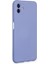 Samsung Galaxy A04E Kılıf Nano Içi Kadife Silikon - LILA-(5796) - N985J093-M78985 2