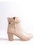 July Fermuarlı Ortopedik Taban Topuklu Kadın Bot Ctt - Ten 5